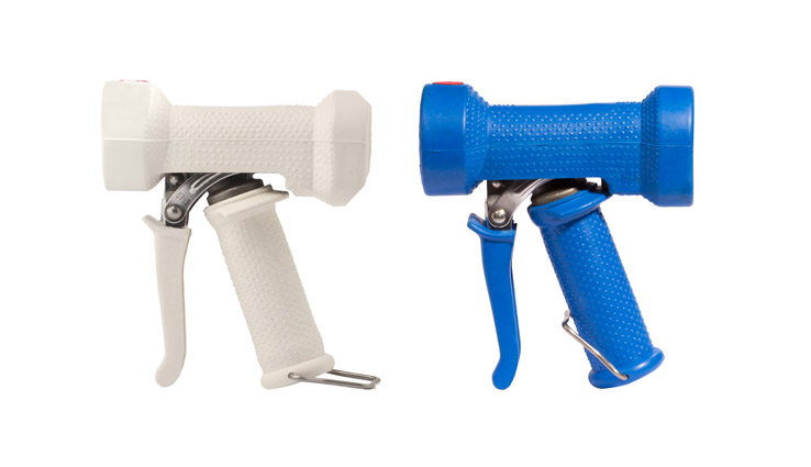 Pistole na vodu z nerezové oceli