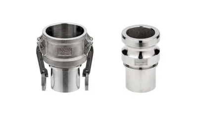 Camlock pod obejmy skorupowe