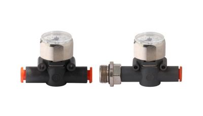 złącze z manometrem